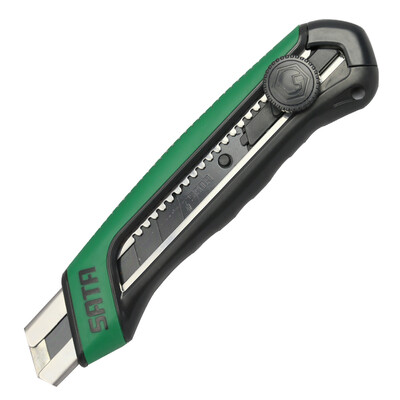 

SATA 93483 super sharp&durable plastic knife 25MM paper knife wallpaper knife household cutting non-slip