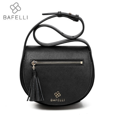 

BAFELLI раскол кожаный старинный кисточка седло плечо сумка bolsa feminina роскошные сумки женские сумки дизайнер сумка-мессенджер