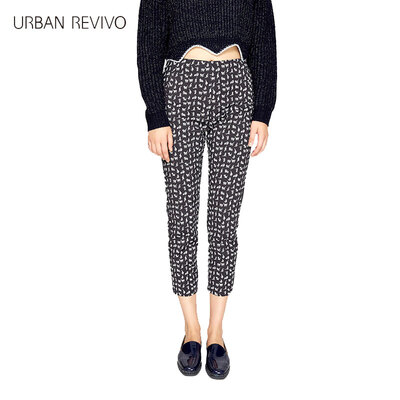 

UR Women&39s Tightly Thin Shirt Simple Drops Casual Pants WG31R6CN2000 Deep Black