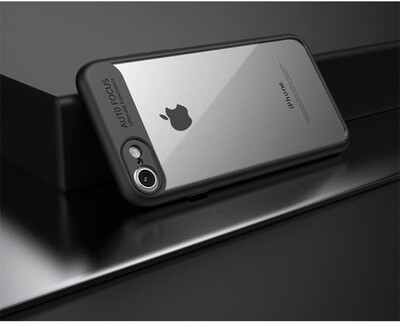 

Keymao Fashion Ultra Thin For iphone 7 Case Full Protective Soft TPU + Acrylic Transparent Back Cover Case