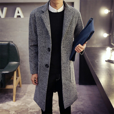 

2017 autumn new men's sweater hit color men's round neck collar sweater as gift for men