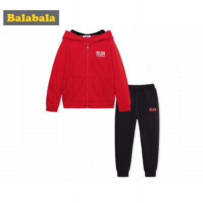 

【Jingdong delivery】 Balabala (balabala) children's clothing girls set children two-piece suit in the large children's clothing pants tide 28043170151 earth gray green 120