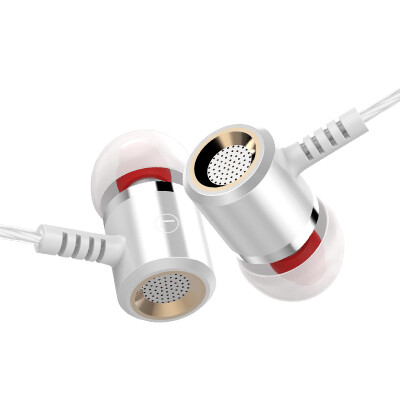 

Lanston M400C headphones in-ear bass universal girls k song headphones music headphones tuning ear headphones with wheat earplug silver crystal