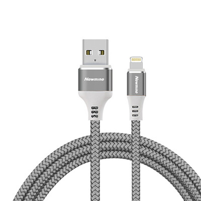 

Newman (Newmine) Apple кабель для передачи данных телефона зарядного устройства плетеного провода шнур питания 1 метр красной поддержки iPhone5 / 5s / 6 / 6P7P / 8 / 8P / Ipad воздух мини