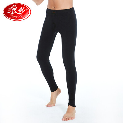 

LangSha mens warm cotton thin pants thermal underwear