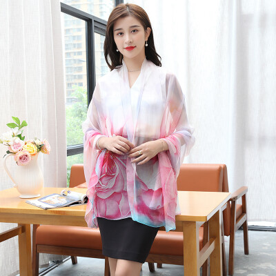 

Shanghai store STORY Of SHANGHAI silk scarf lady silk silk scarf fall shawl butterfly love incense