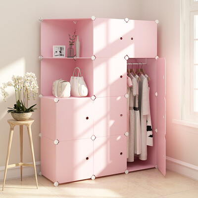 

Silk ColesHome Cartoon combination clothes storage cabinet large capacity storage cabinet green toy storage box
