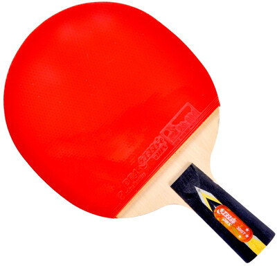 

Double Happiness DHS table tennis racket straight shot double-sided long back plastic all-round 3 star ping racing R3007 single block