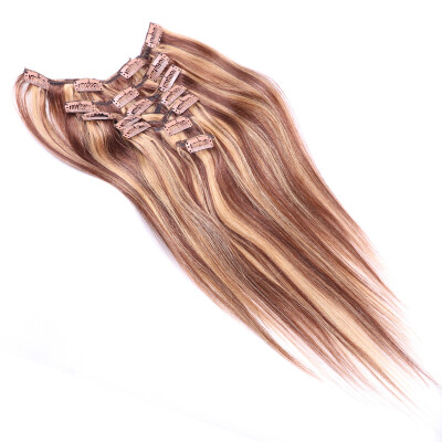 

7 Pcs/Set 100g Clips In Hair Extensions Long Straight Wedding Hair Pieces For Women