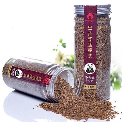 

Budding buckwheat tea Sichuan Liangshan black buckwheat tea whole germ tea buckwheat tea original flavor canned 250g