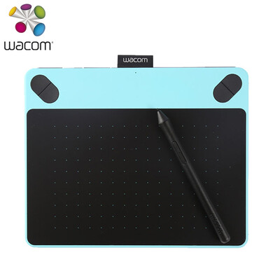 

And the crown Wacom CTH-490 B0-F Intuos Art  tablet blue tablet hand-painted board drawing board