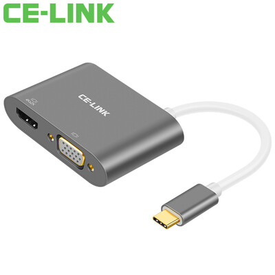 

CE-LINK 4196 Type-C to HDMI cable converter 18 m USB-C Apple Macbook Samsung S8 Huawei Mate10pro expansion connection TV large screen projection