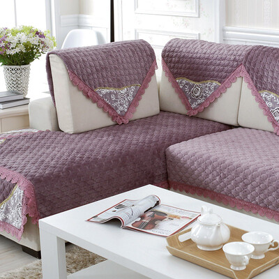 

Aloe Velcro Nose Smooth Sofa Cushion Rose Style Purple 90 90
