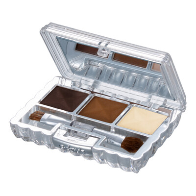 

Qiao Si Shang Hui Qdsuh beautiful three-color eyebrow powder 1 dark brown 25g waterproof no blooming three-dimensional lasting natural soft
