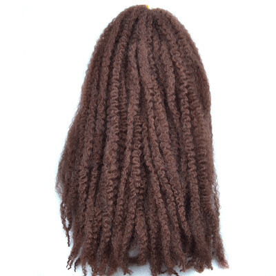 

Chorliss Kinky Twist Braiding Hair Extensions 18Inch 100g 6 pcslot Synthetic Ombre Crochet Hair