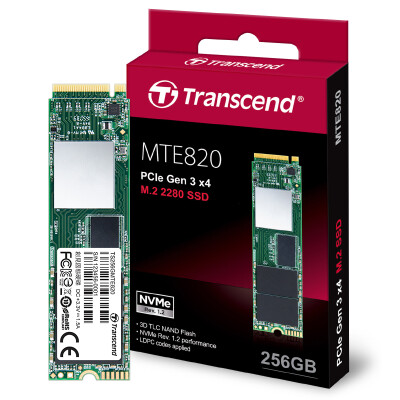 

Transcend (Transcend) MTE820 серии 256G 3D TLC PCIe Gen3 x4 M.2 2280 Solid State Drive