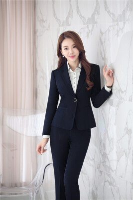 

Formal OL Styles Professional Autumn Winter Business Womens Jackets & Blazers Female Tops Blaser Office Ladies Work Wear Outwear