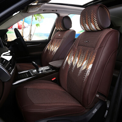 

MUBO car seat slip non-slip breathable four seasons cushion Audi q5 Mercedes-Benz c200l Buick Yinglang Cadillac xt5 BMW x5 seat cushion MSJ1706 factory straight hair brown