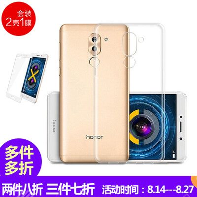 

Корпус телефона MEIYI и закаленное стекло для игры Honor 6X