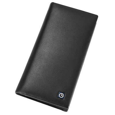 

Goldlion mens wallet mens simple wallet casual fashion mens ticket holder MW735471-41991 black cross section