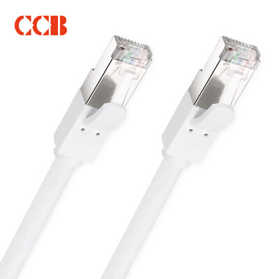 

CCB seven types of network cable 8-core twisted 10G high speed oxygen free copper network jumper round wire 20M blue CT7-Y-1200BL