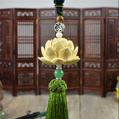 

Kang car treasure car pendant car pendant jewelry turn through the wheel Tibetan Buddhist alloy turn round blue