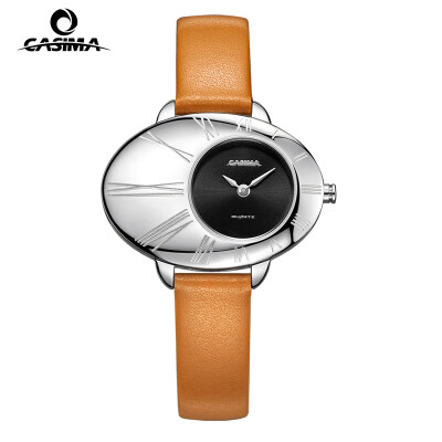 

Luxury brand watches women fashion grace womens quartz wrist watch ladies Leather waterproof CASIMA#2622