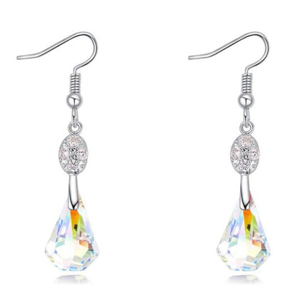 

Water Drop Austrian Crystal Long Drop Earrings Jewelry For Women Hanging Earring High Quality Party Gift .25259