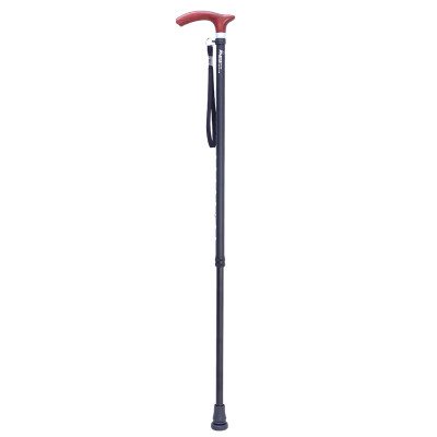 

Good hands solid wood handle aluminum single-foot cane SW-A02H elderly adjustable crutches aids