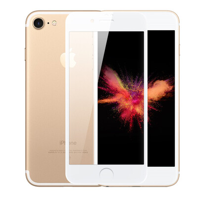 

【3D Rewan】 Wally (VALEA) Apple 7 стальная пленка iPhone 7 стальная пленка 3D полноэкранная покрытая стальная пленка HD мобильный телефон защитная пленка белый