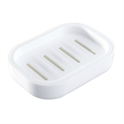 

PP Plastic Soap Box,Dish,Soap Container, Keeps Soap Dry,Easy Cleaning,Drain