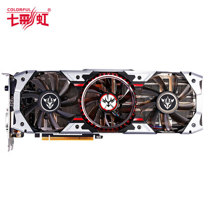 

Радужные (Красочные) iGame1070 пламя Ares X-8GD5 Лучшие AD GTX1070 1620-1822MHz / 8008MHz 8G / 256bit игровой графики