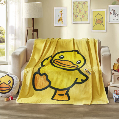 

LOVO Carolina life produced flannel blanket office casual blanket authorized introduction of series of small yellow duck 150 * 200cm