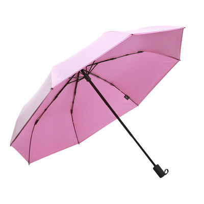 

Obolts 30 sunscreen umbrella black plastic super sunscreen UV umbrella white Korean style simple small fresh Sen sunny umbrella