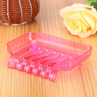 

Cntomlv Bathroom Waterfall Soap Dish Storage Plate Tray Holder Case Container Soap Shelf With Suckers