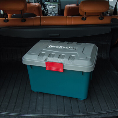 

Citylong Plastic Storage Box Car Box Trunking Car Ware Storage Box Car Storage Organizer Thicken 1 Pack Army Green 36L 6159