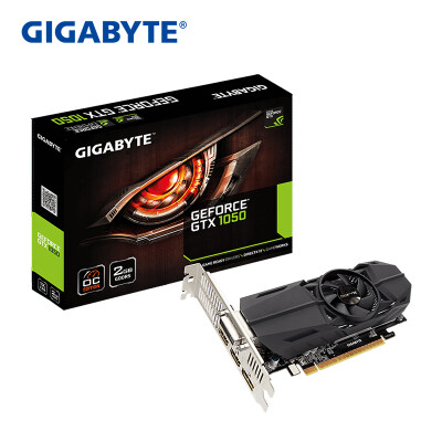 

GIGABYTE GTX 1050 OC Low Profile 2G 1366-1506MHz 7008MHz 2G 128bit GDDR5 Graphics