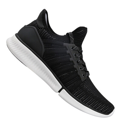 

XIAOMI MIJIA Sneakers Casual Sports Mens Shoes One-Piece High-Elastic Knitted Fishbone Arch Lock Shoes Black 40