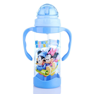 

Jingdong Supermarket] Disney (Disney) Mickey 480ML Health Tritan material leakproof cup sports kettle with handle cup HM1722-1