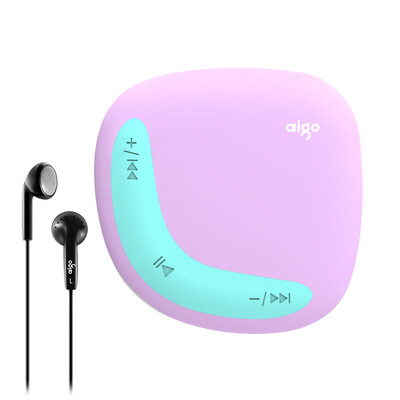 

Patriot aigo mp3 player small stones mp3-203 mini music player mp3 nondestructive high quality running sports fashion light purple