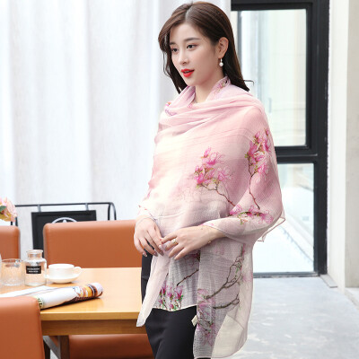 

STORY Of SHANGHAI Ladies Woolen Scarf Warm & Warm Scarf Shawl Elegant Striped Pink