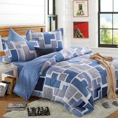 

WEIZHONG cotton bed set (duvet cover/fitted sheet/pillow case)