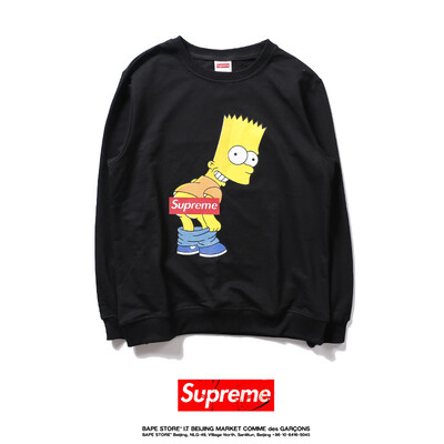 

Autumn&Winter Fashion Long Sleeve Seiko Version Supreme Simpson Sweater Pure Cotton Hoodie