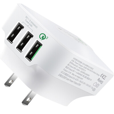 

USB зарядное устройство с 3 портами Etman,Американский стандарт