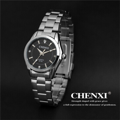 

CHENXI Brand Watches Women Casual Quartz Watch Ladies Fashion Rhinestone Steel Watch Female Elegant Clock