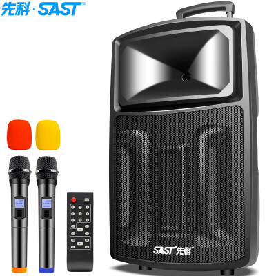 

SST ST-1701W 12-inch Outdoor Lever Speaker with Wireless Microphone Square Dance Speaker Portable High Power Amplifier