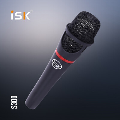 

iSK S300 handheld condenser microphone professional yy shouted wheat anchor sound card microphone set network K song recording microphone