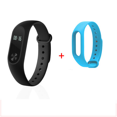 

Xiaomi Mi Band 2 со светодиодным дисплеем Сенсорная панель Smart Heart Rate Monitor Фитнес-трекер-шагомер Водонепроницаемый беспро