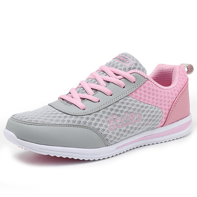 

Hot Sales 2017 New Femme Summer Zapato Women Breathable Mesh Zapatillas Shoes Women Network Soft Casual Shoes Wild Flats Casual
