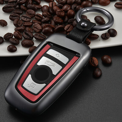 

Huashi BMW key bag for BMW new 5 Series 3 Series 7 Series GT X1X3X4X5x6 BMW 525li 320li Key Shell Buckle Blade B-moonlight Silver